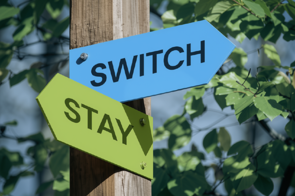 Merchant quickly switching payment providers with fast application approval